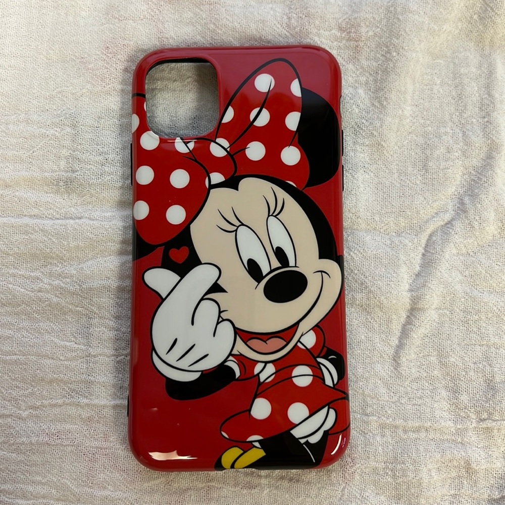Disney themed Minnie Mouse iPhone 11 phone case